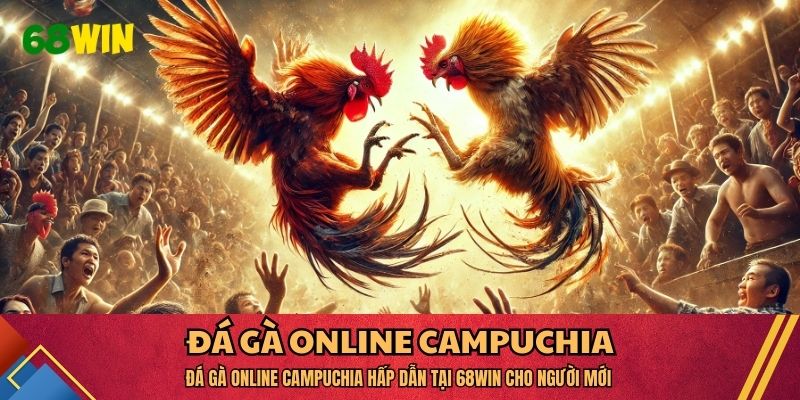 Đá Gà Online Campuchia Hấp Dẫn Tại 68WIN Cho Người Mới