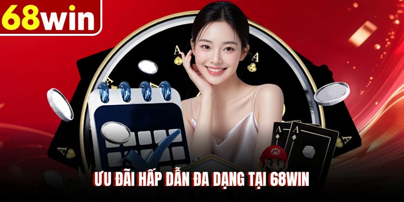 Ưu đãi hấp dẫn đa dạng tại 68WIN